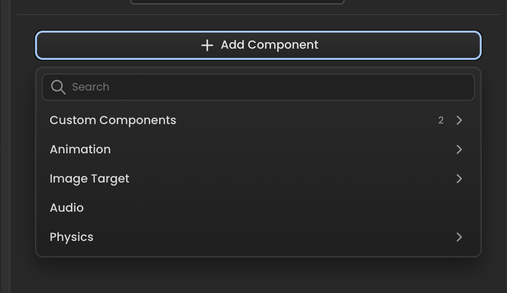 Add Component Inspector Gif