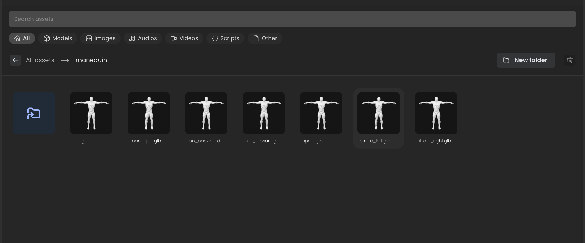 Asset Browser