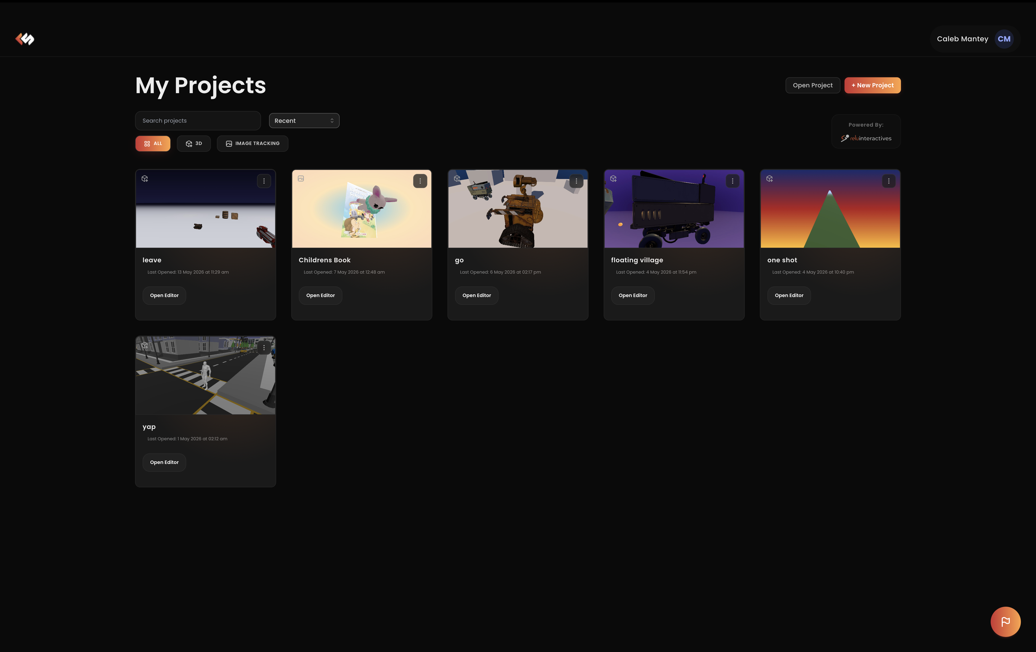Project List.